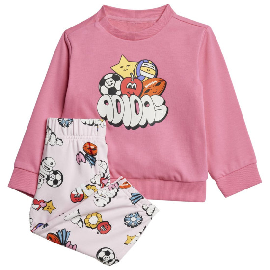 Adidas Βρεφικές φόρμες σετ Seasonal Essentials Fun Track Suit Adidas Βρεφικές φόρμες σετ Seasonal Essentials Fun Track Suit